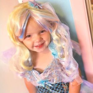 Beautiful mermaid wig